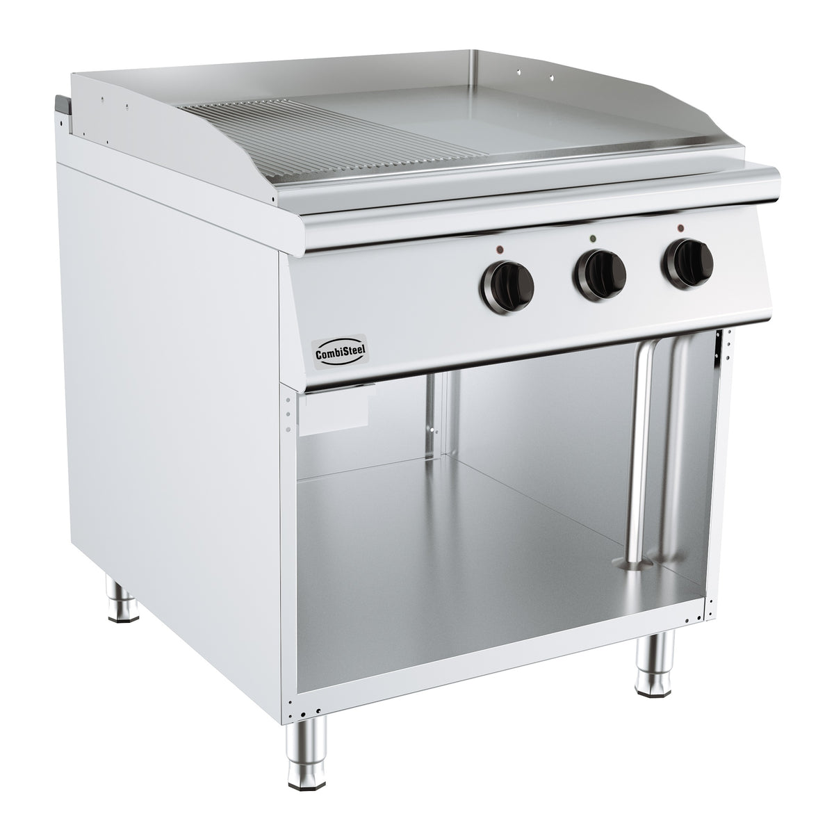 Combisteel Base 900 Elek. Grillplatte Gerillt/glatt
