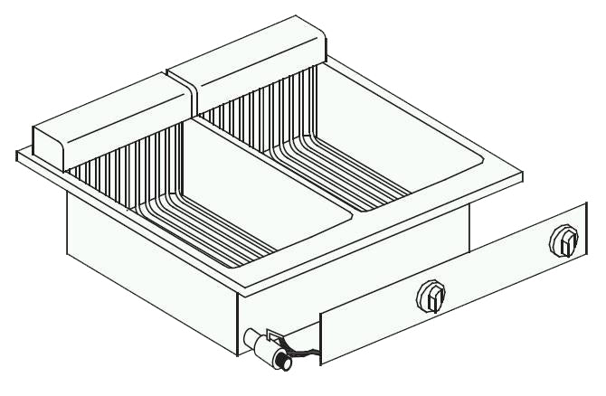 Combisteel Elektrofriteusen 2 x 10 L (7266.0075)