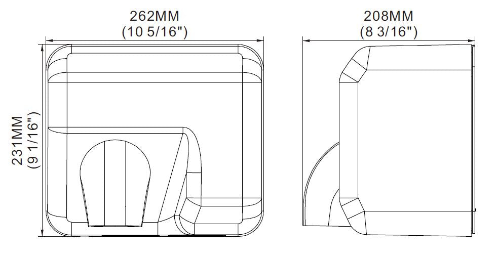 Combisteel Händetrockner HD-04