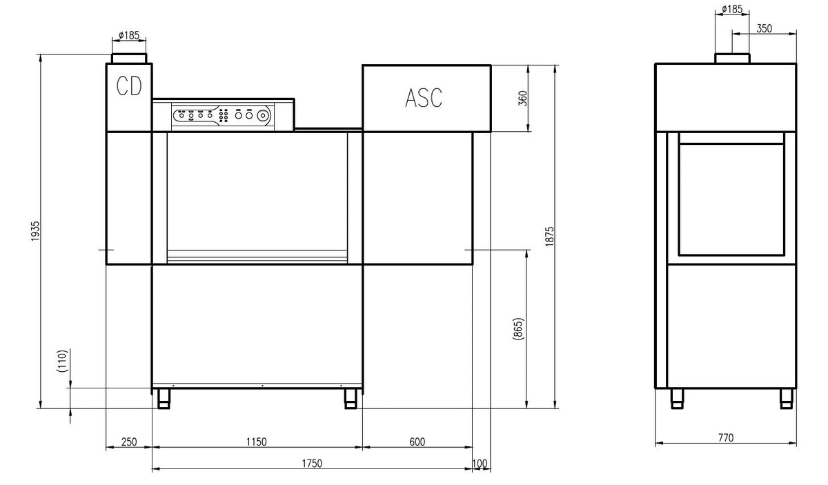 Combisteel Pl Korbtransportspülmaschine Asc