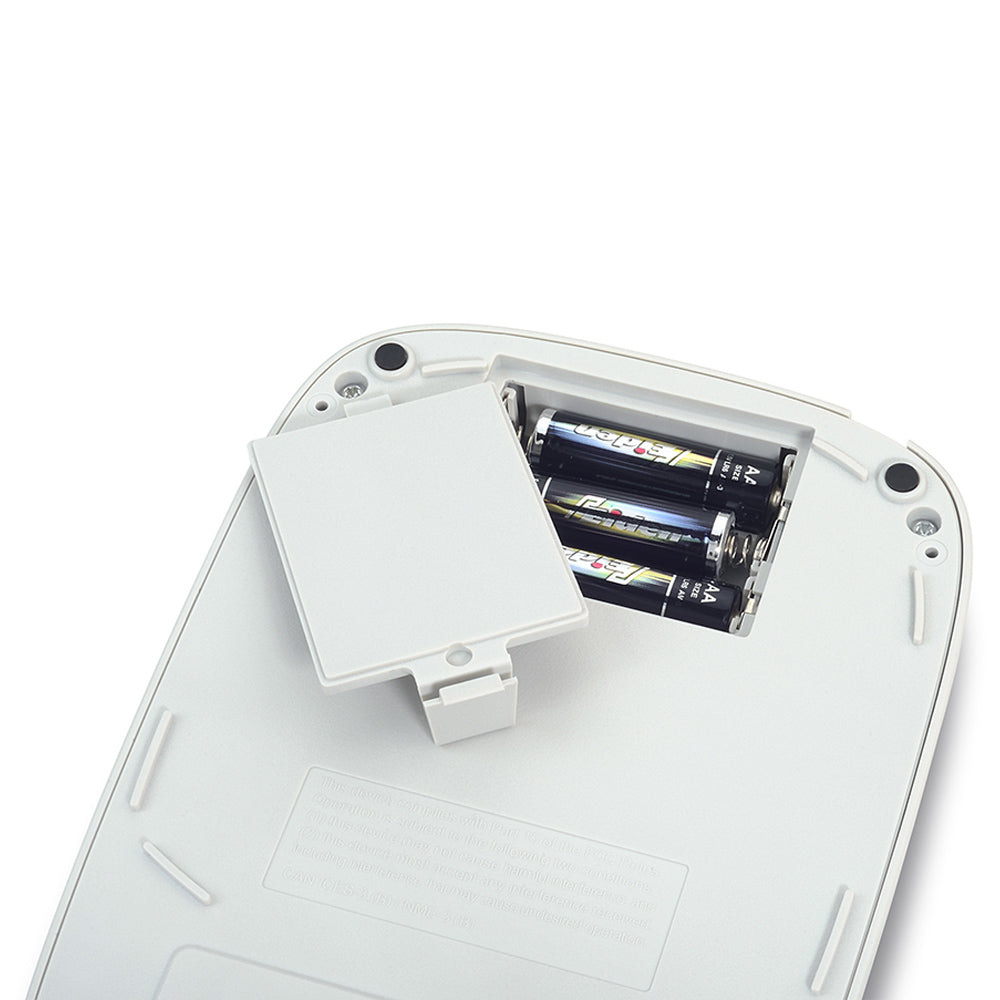 Stalgast Portable Küchenwaage Kapazität 5,2 kg, Teilung 1 g, Abmessung 144 x 205 x 41 mm mm (BxTxH)