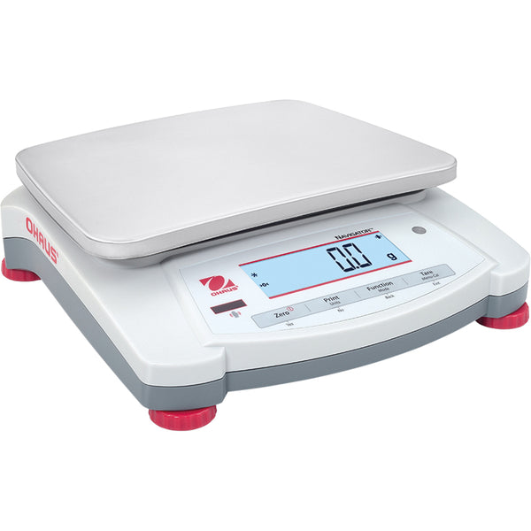 Stalgast Portable Mehrzweckwaage Ohaus Navigator, 240x250x74 mm (BxTxH), Wägebereich bis 6,4 kg, Teilung 2 g