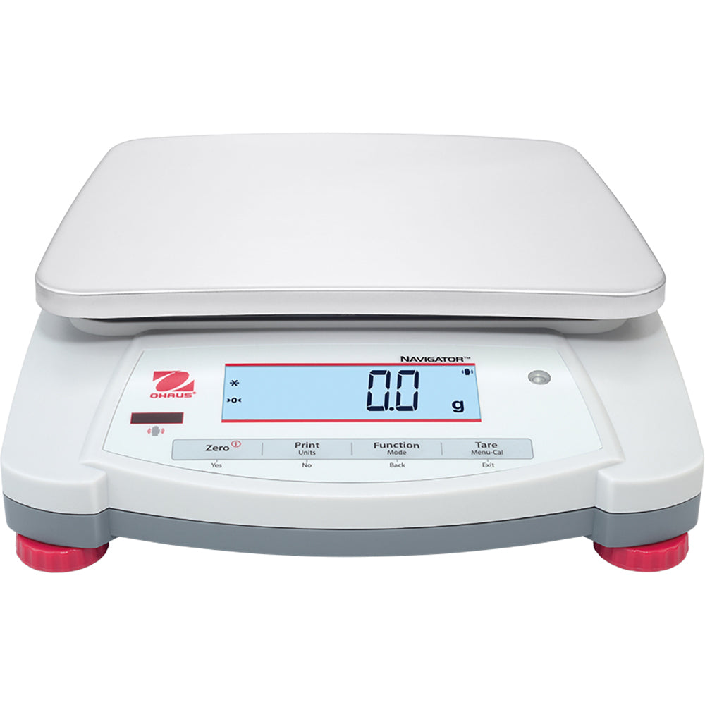 Stalgast Portable Mehrzweckwaage Ohaus Navigator, 240x250x74 mm (BxTxH), Wägebereich bis 6,4 kg, Teilung 2 g