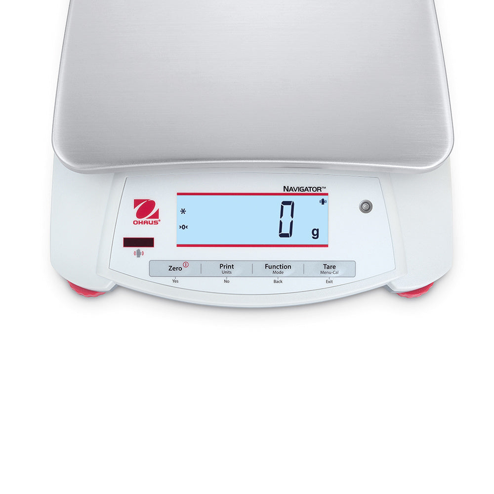 Stalgast Portable Mehrzweckwaage Ohaus Navigator, 240x250x74 mm (BxTxH), Wägebereich bis 6,4 kg, Teilung 2 g