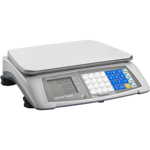 Stalgast Verkaufswaage, Kapazität 15 kg, Teilung 5 g, Abmessung 351 x 359 x 111 mm (BxTxH)