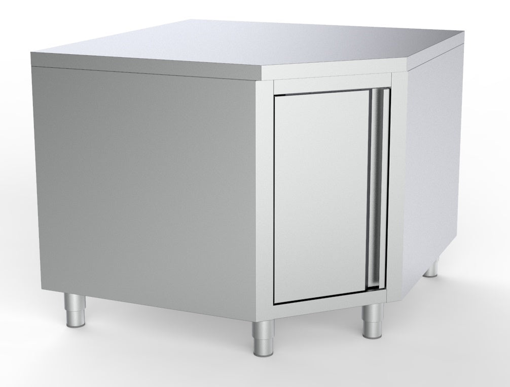 Combisteel Arbeitstisch Ecke mit Tür 1000/1000 für 600MM Tisch