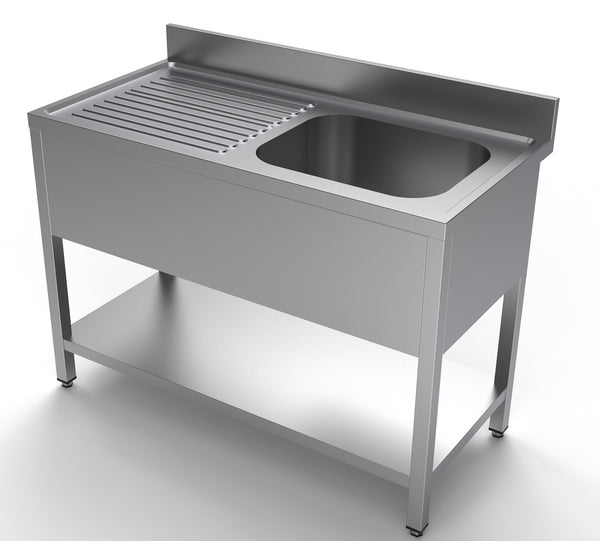 Combisteel Spültisch Grundboden 1 Rechts 1200, Serie 600