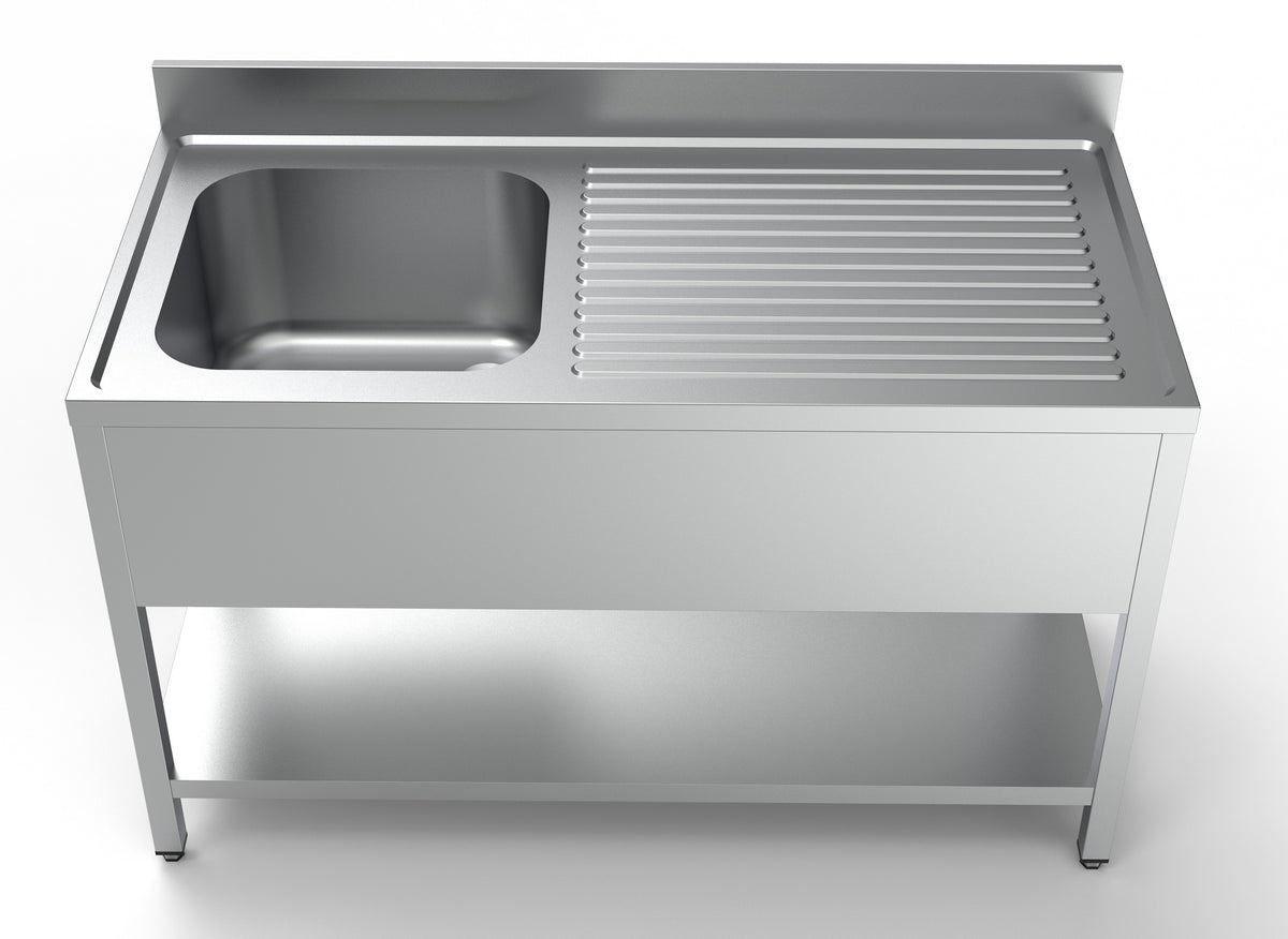 Combisteel Spültisch Grundboden 1 Links 1400, Serie 700