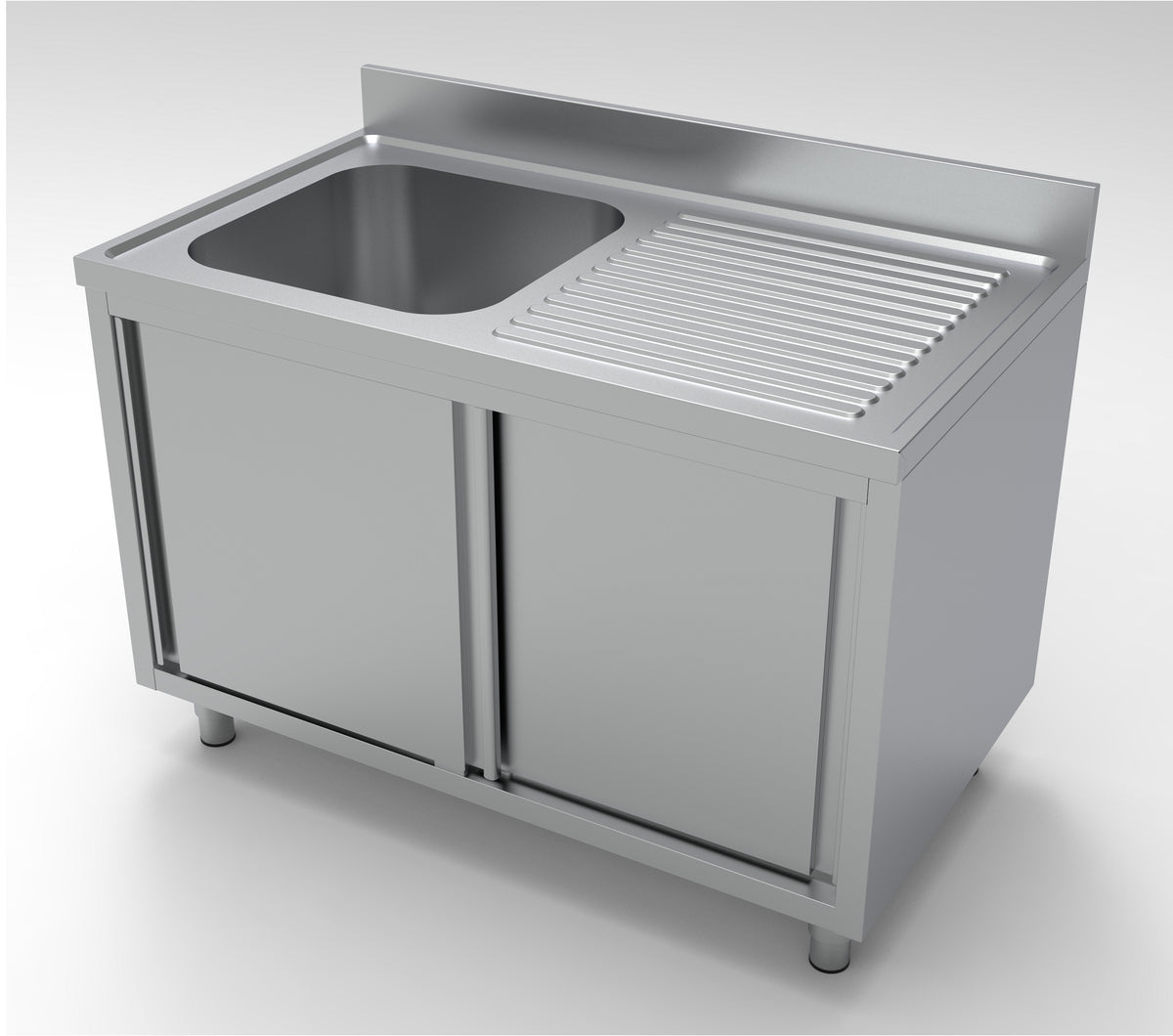 Combisteel Spültisch Schiebetüren 1 Links 1200, Serie 700