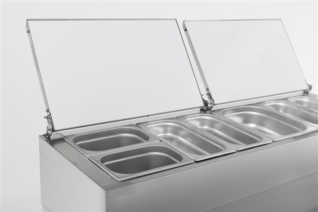 Combisteel Saladette 2 Türen 6x1/3GN Behälter (7450.0102)