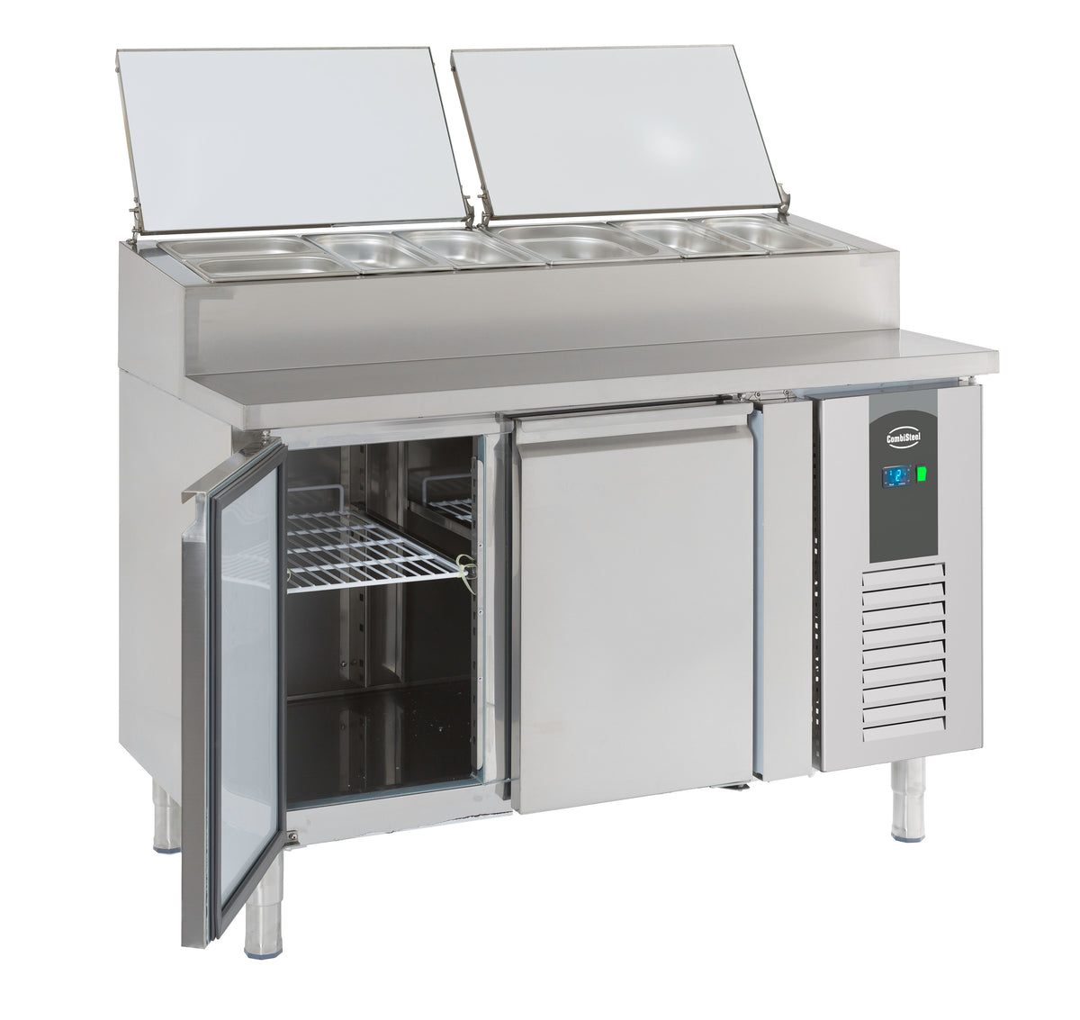 Combisteel Saladette 2 Türen 6x1/3GN Behälter (7450.0102)