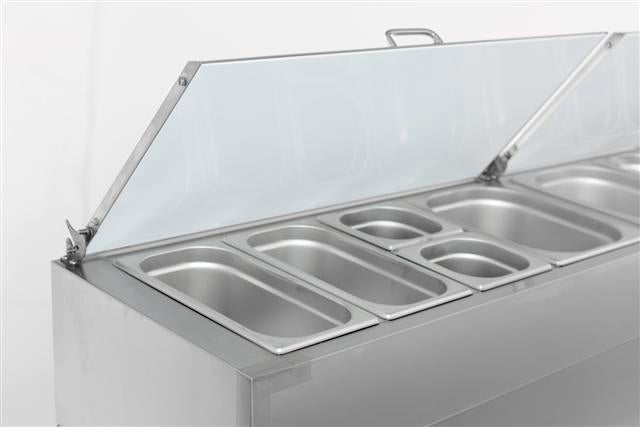 Combisteel Saladette 3 Türen 8x1/3GN Behälter (7450.0104)
