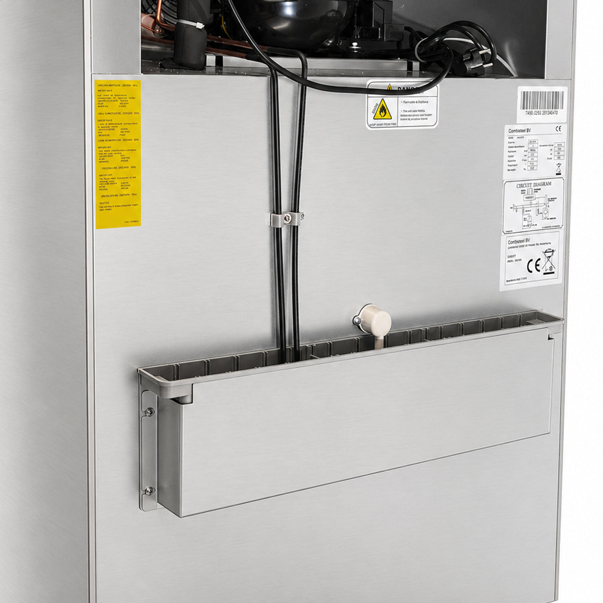 Combisteel Kühlschrank Edelstahl 1 Tür 560l Energy Line