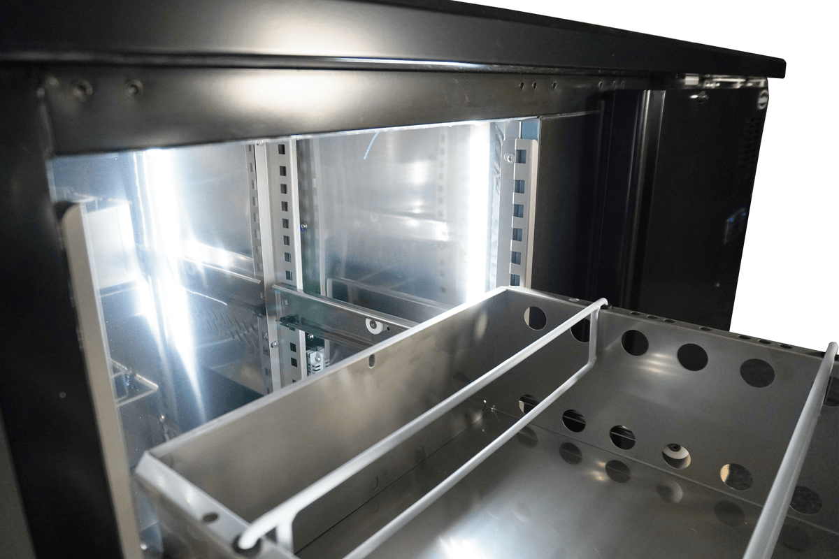 Combisteel Barkühler Schwarz 6 Schubladen