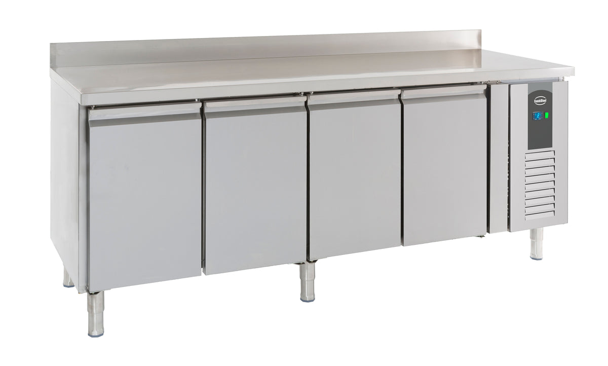 Combisteel Kühltisch Aufkantung 4 Türen