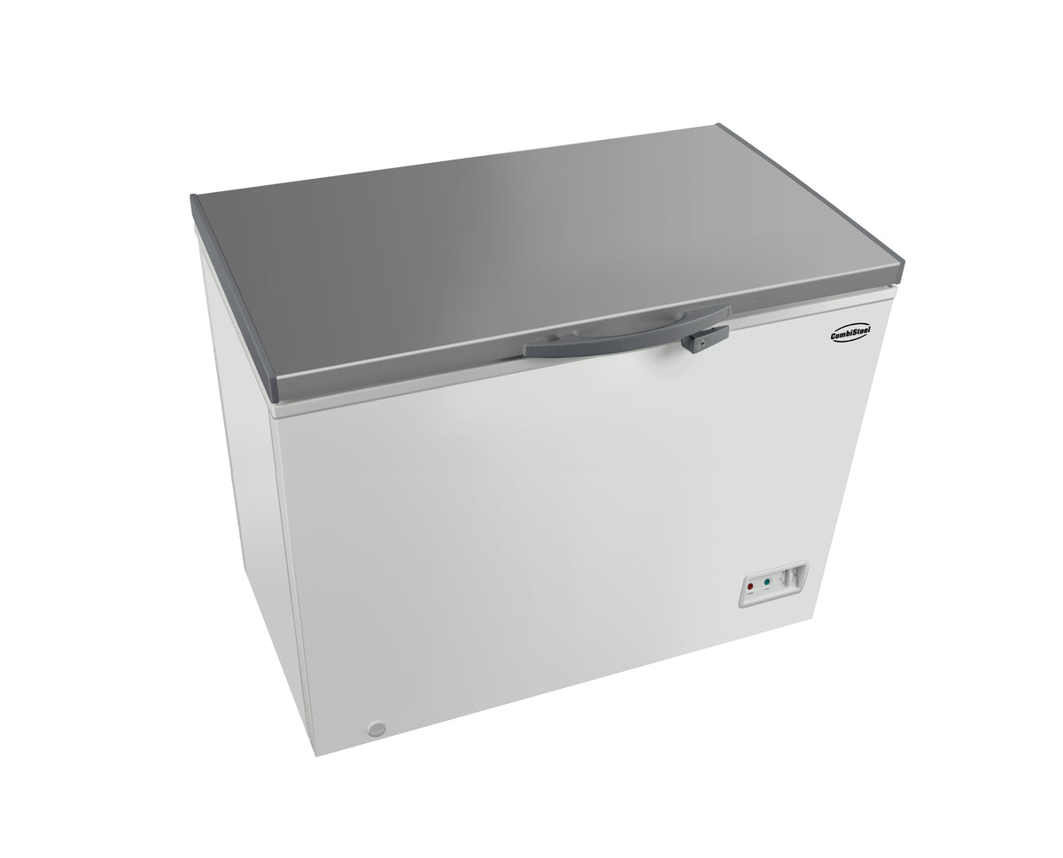 Combisteel Tiefkühltruhe Edelstahl Deckel 402 L