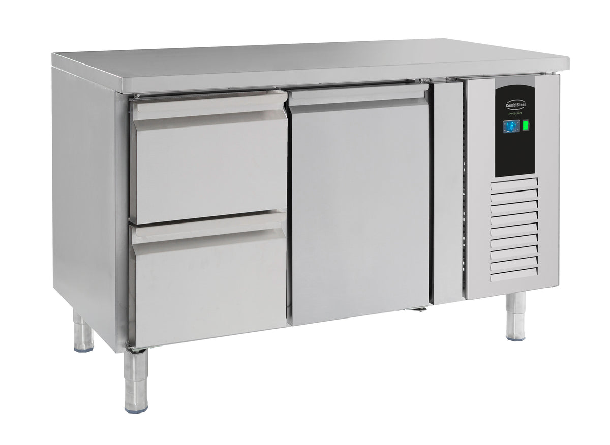 Combisteel Kühltisch 1 Tür und 2 Schubladen Energy Line, Serie 700