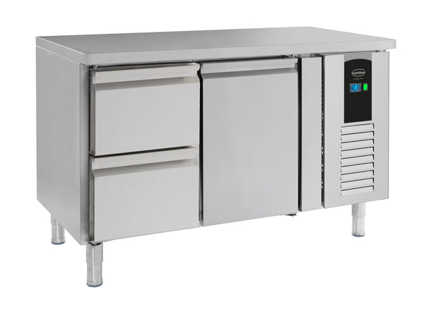 Combisteel Kühltisch 1 Tür und 2 Schubladen Energy Line, Serie 700