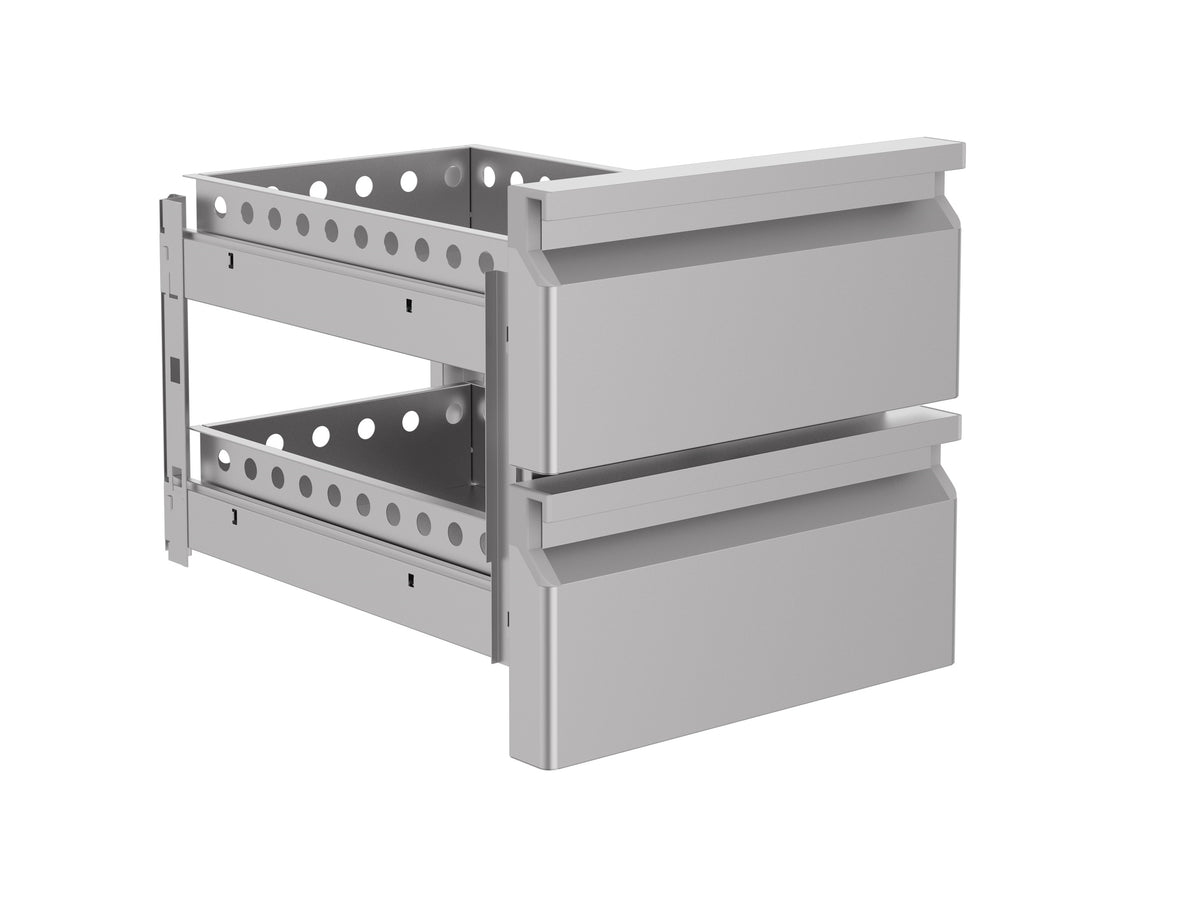 Combisteel 2 Schubladen Unit für 7450.0755-0760-0765 Combisteel Gibt Keine Garantie auf den Einbau Eines Schubladeneleme