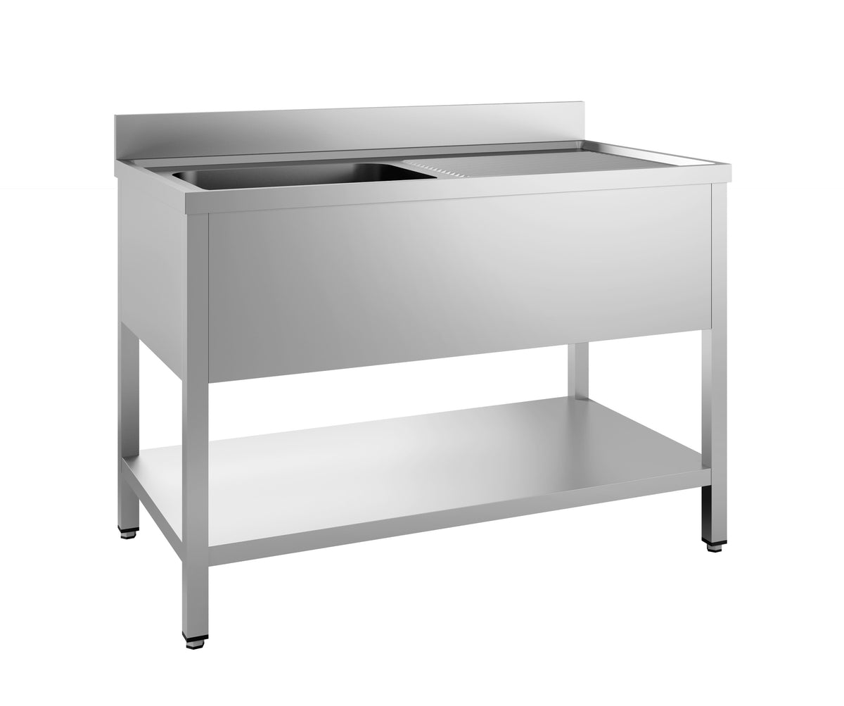 Combisteel Spültisch Grundboden Demontabel 1 Links 1400, Serie 700