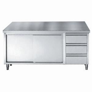 Combisteel Arbeitstisch Schiebetüren Schubladen 2000, Serie 700