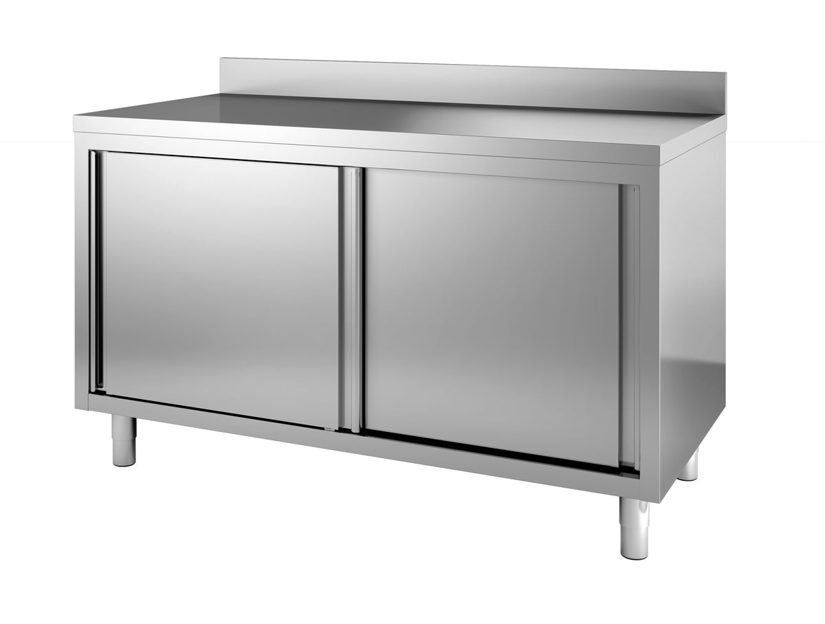 Combisteel Arbeitstisch Schiebetüren Aufkantung 2000, Serie 600 (7452.3065)