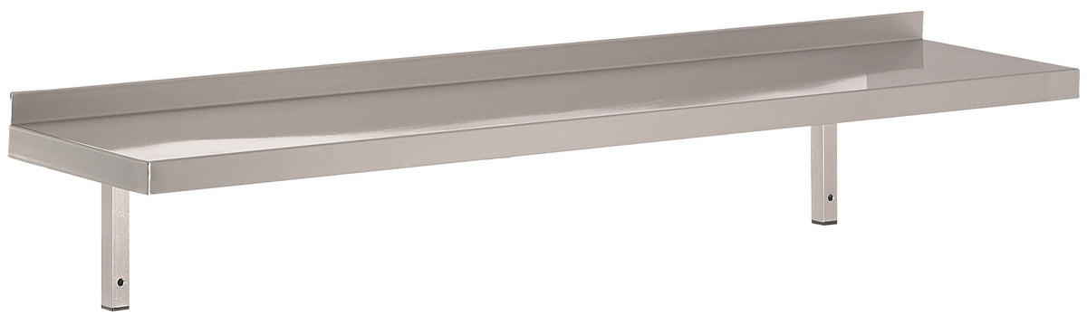 Combisteel 400 Edelstahl Wandborde 1200 Inkl. Konsoles, 1200 x 400 x 320 mm