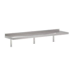 Combisteel 400 Edelstahl Wandborde 2000 Inkl. Konsoles, 2000 x 400 x 320 mm