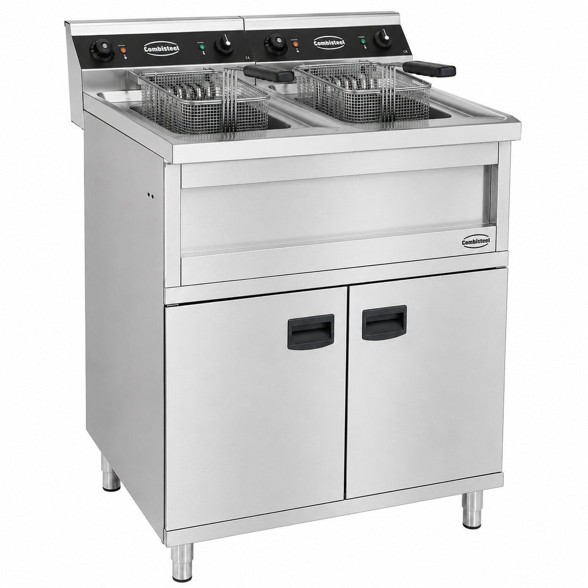 Combisteel Elektro Friteuse 2 x 12l 2 x 9kw