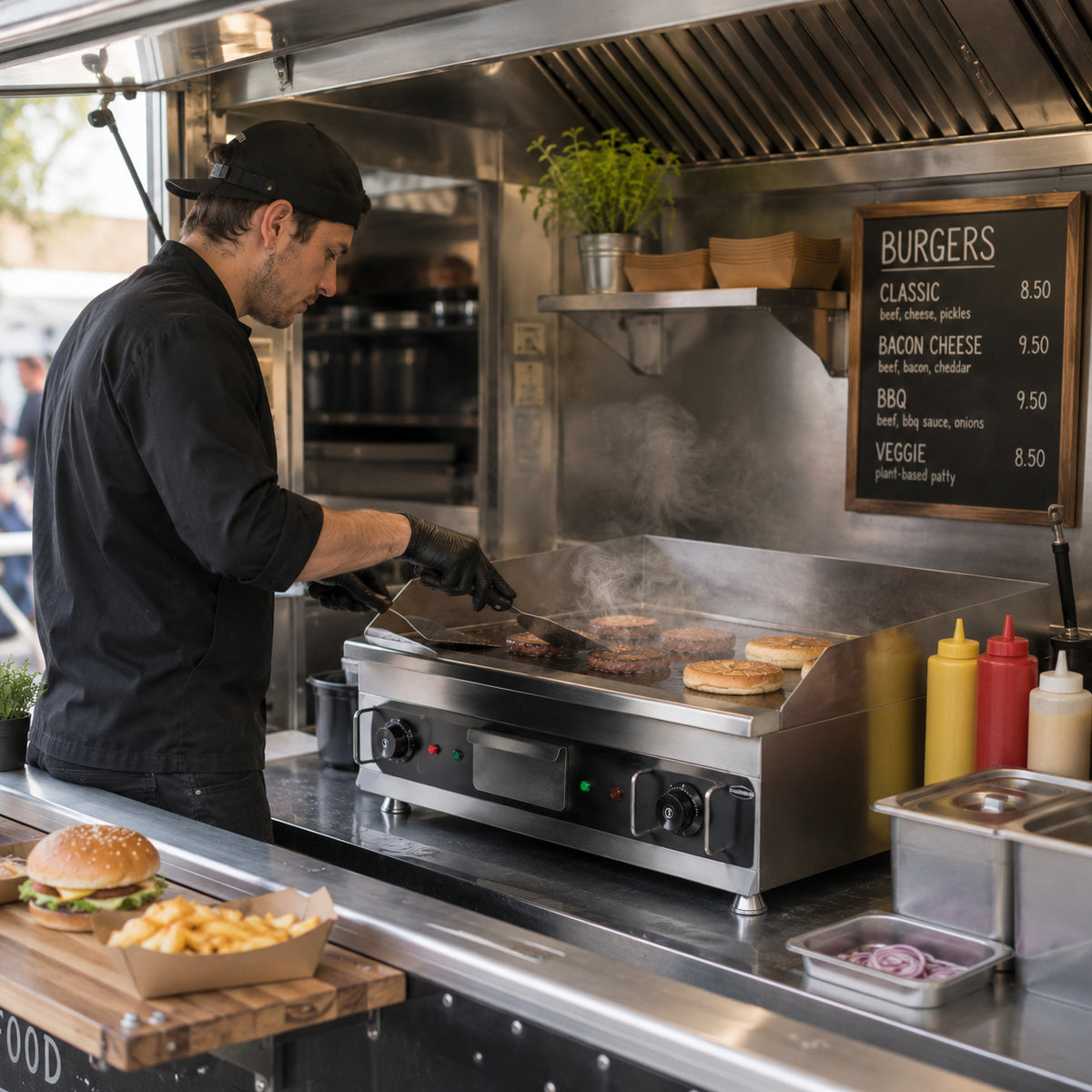 Combisteel Elektro Grillplatte 600