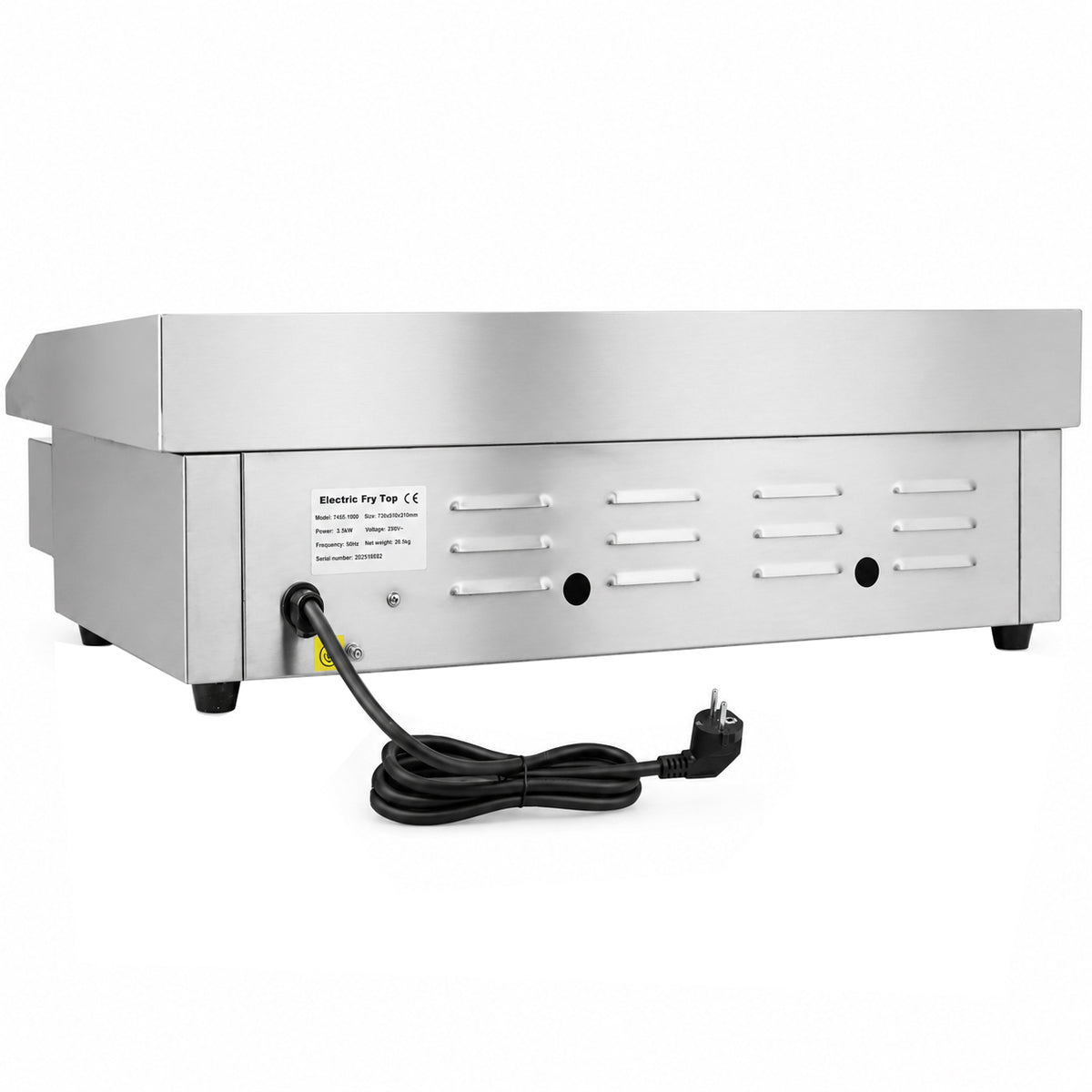Combisteel Elektro Grillplatte, 730 x 510 x 230 mm