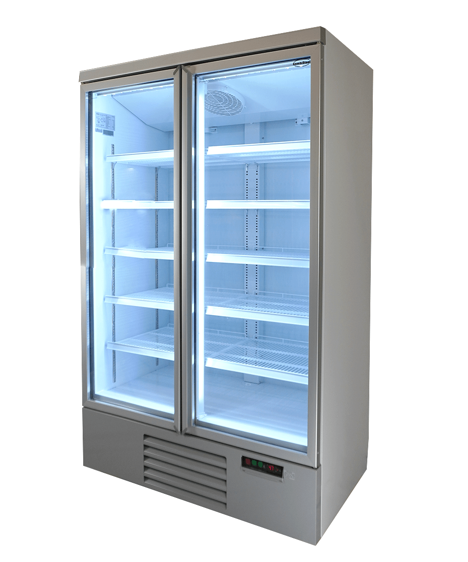 Combisteel Kühlschrank 2 Glastüren JDE-1000R
