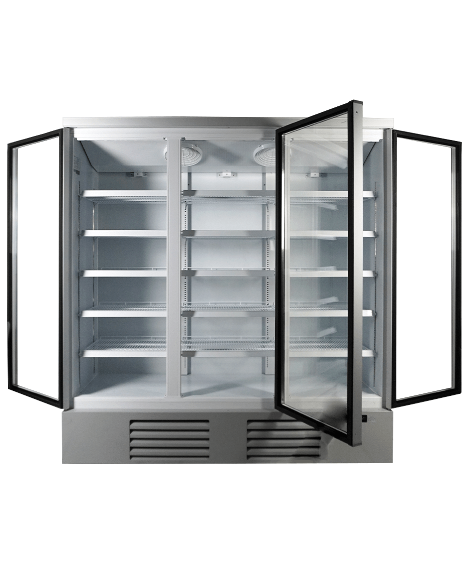 Combisteel Kühlschrank 3 Glastüren JDE-1530R
