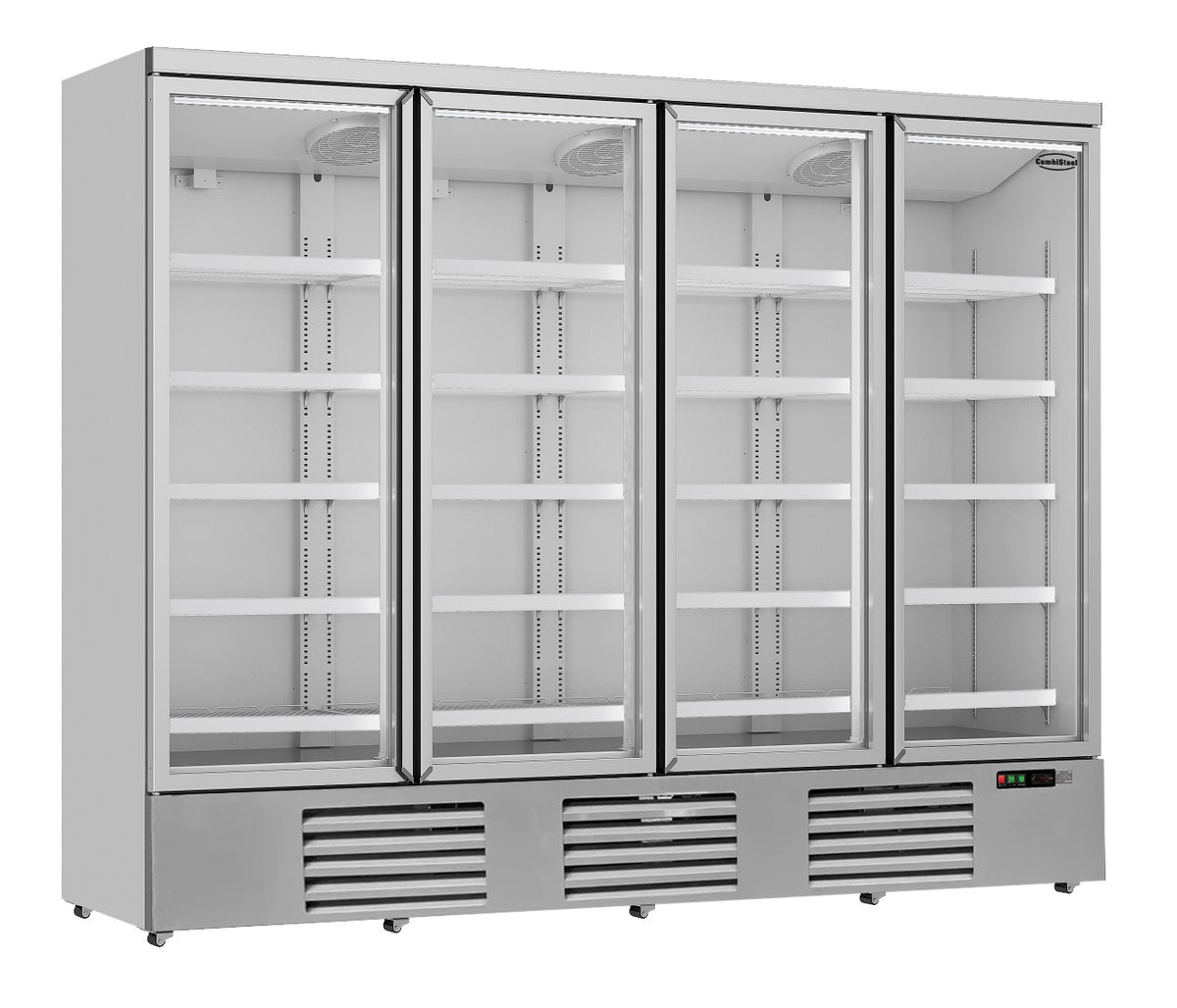 Combisteel Kühlschrank 4 Glastüren JDE-2025R *transport auf Anfrage* **achtung, Es Liegt Ein Erhöhter Einschatlstrom Vor