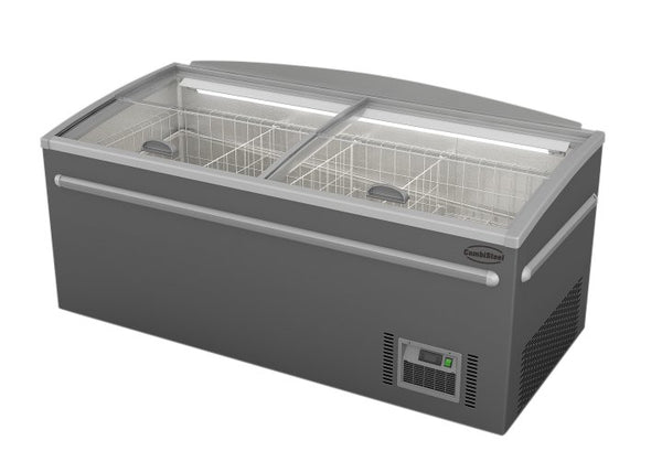 Combisteel Supermarkt Tiefkühltruhe Grau Kopf Element Automatische Abtauung