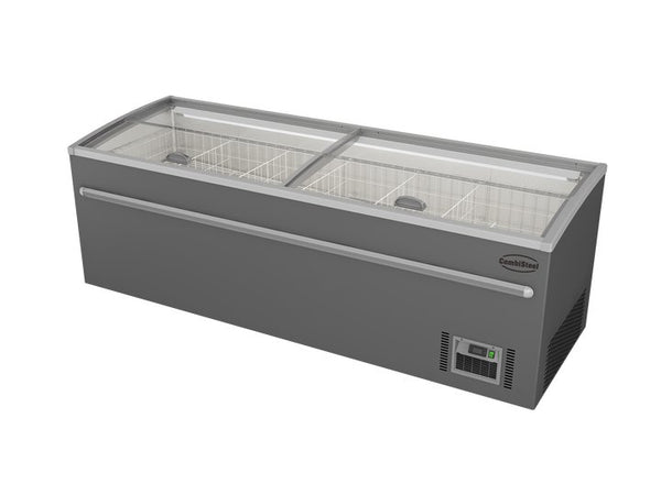 Combisteel Supermarkt Tiefkühltruhe Grau 2500 Automatische Abtauung *transport auf Anfrage*