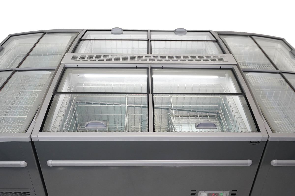 Combisteel Supermarkt Tiefkühltruhe Grau 2500 Automatische Abtauung *transport auf Anfrage*