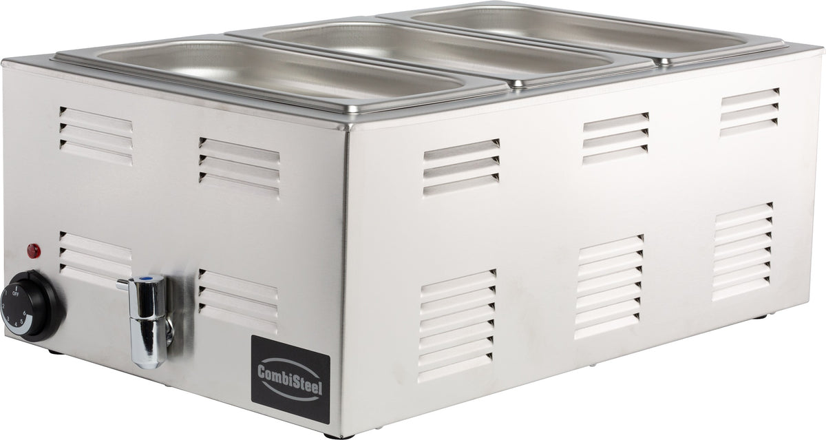 Combisteel Bain-marie mit Ablasshahn