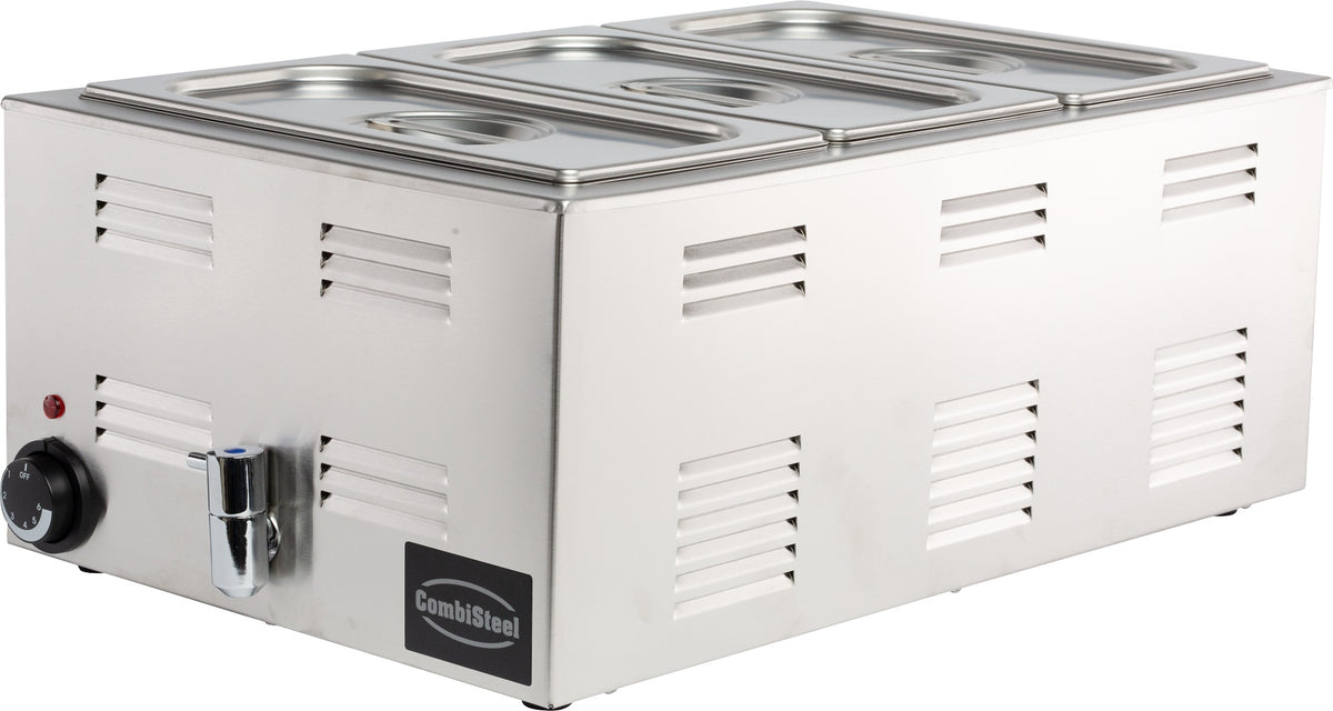 Combisteel Bain-marie mit Ablasshahn