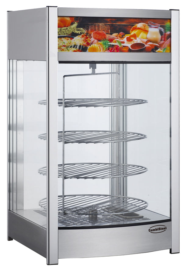 Combisteel Rotierende Wärmevitrine 97l