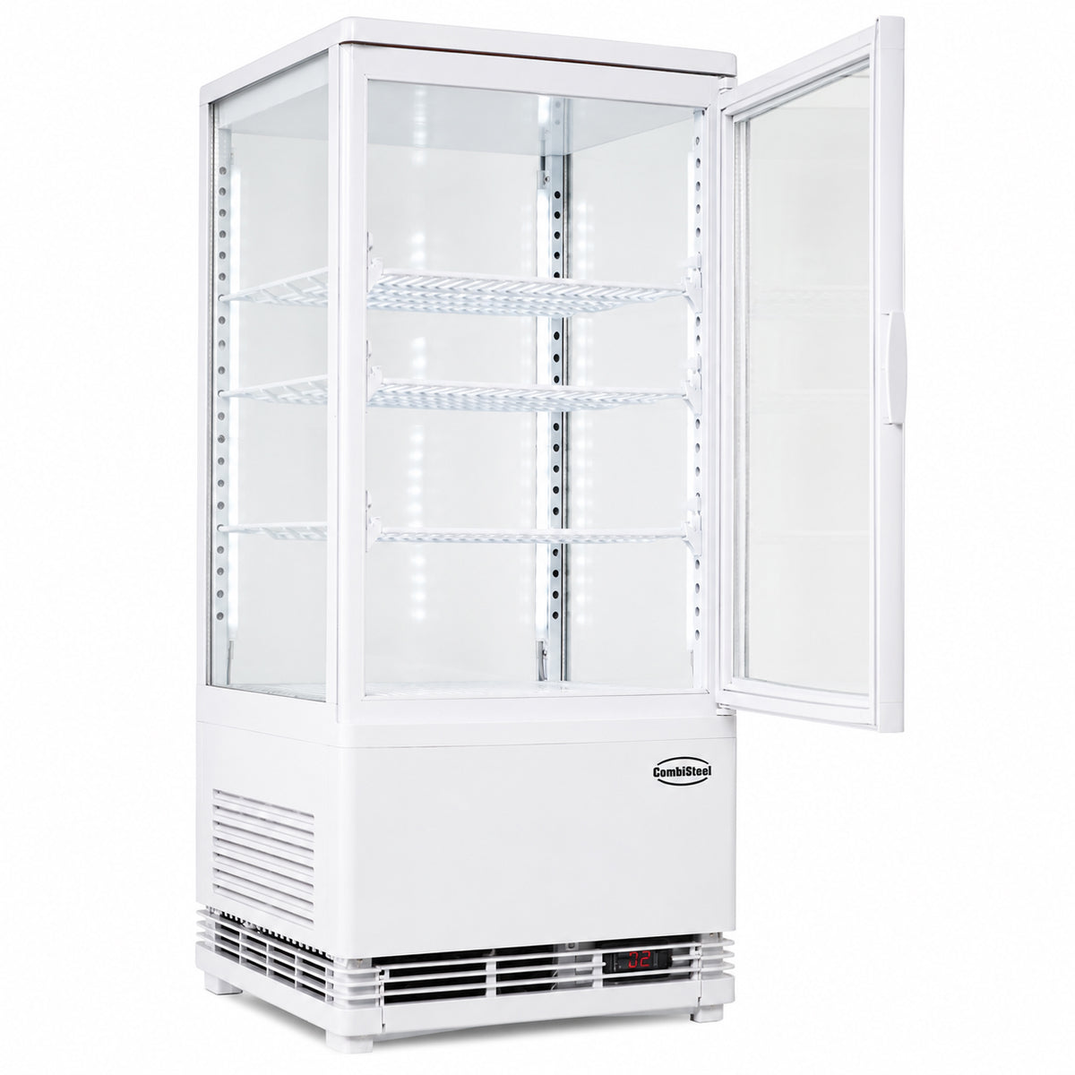 Combisteel Kühlvitrine 68l Weiss