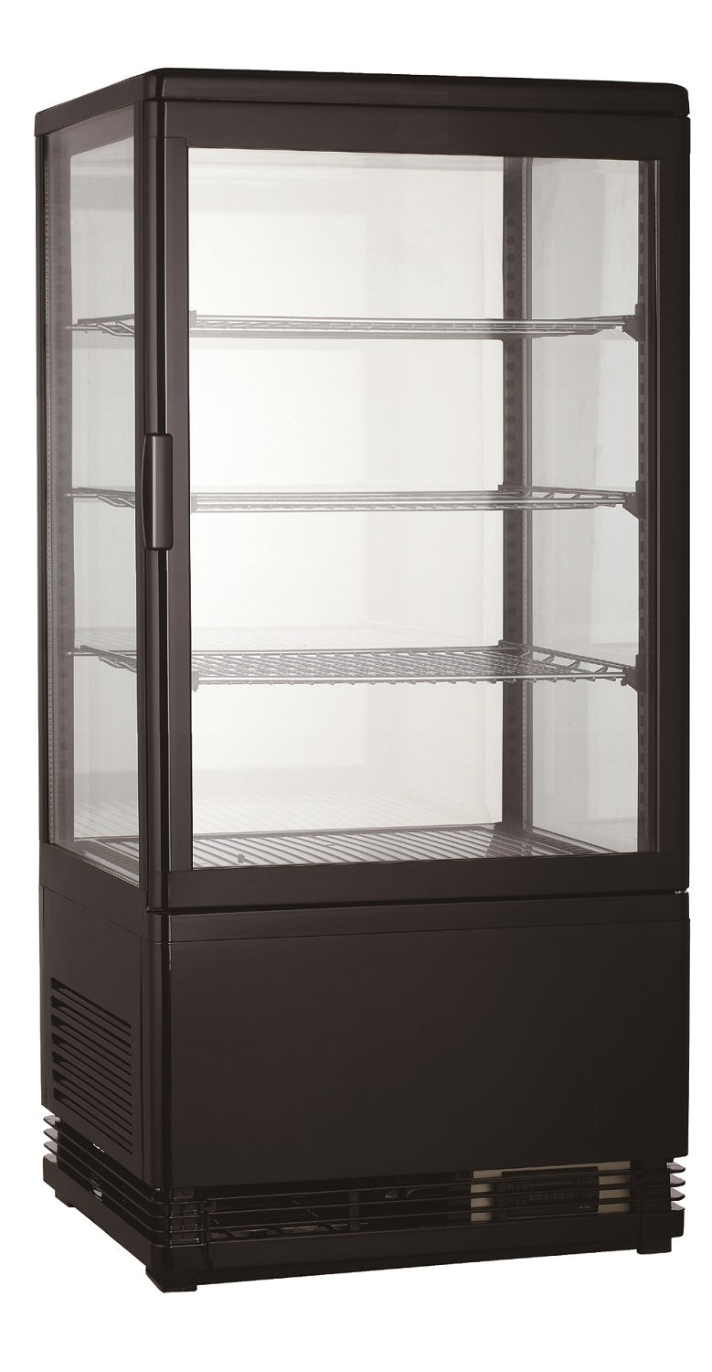 Combisteel Kühlvitrine 78l Schwarz
