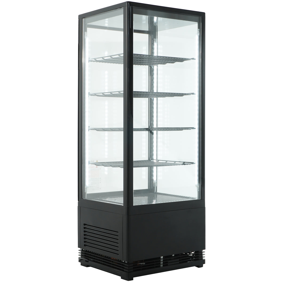 Combisteel Kühlvitrine 98l Schwarz