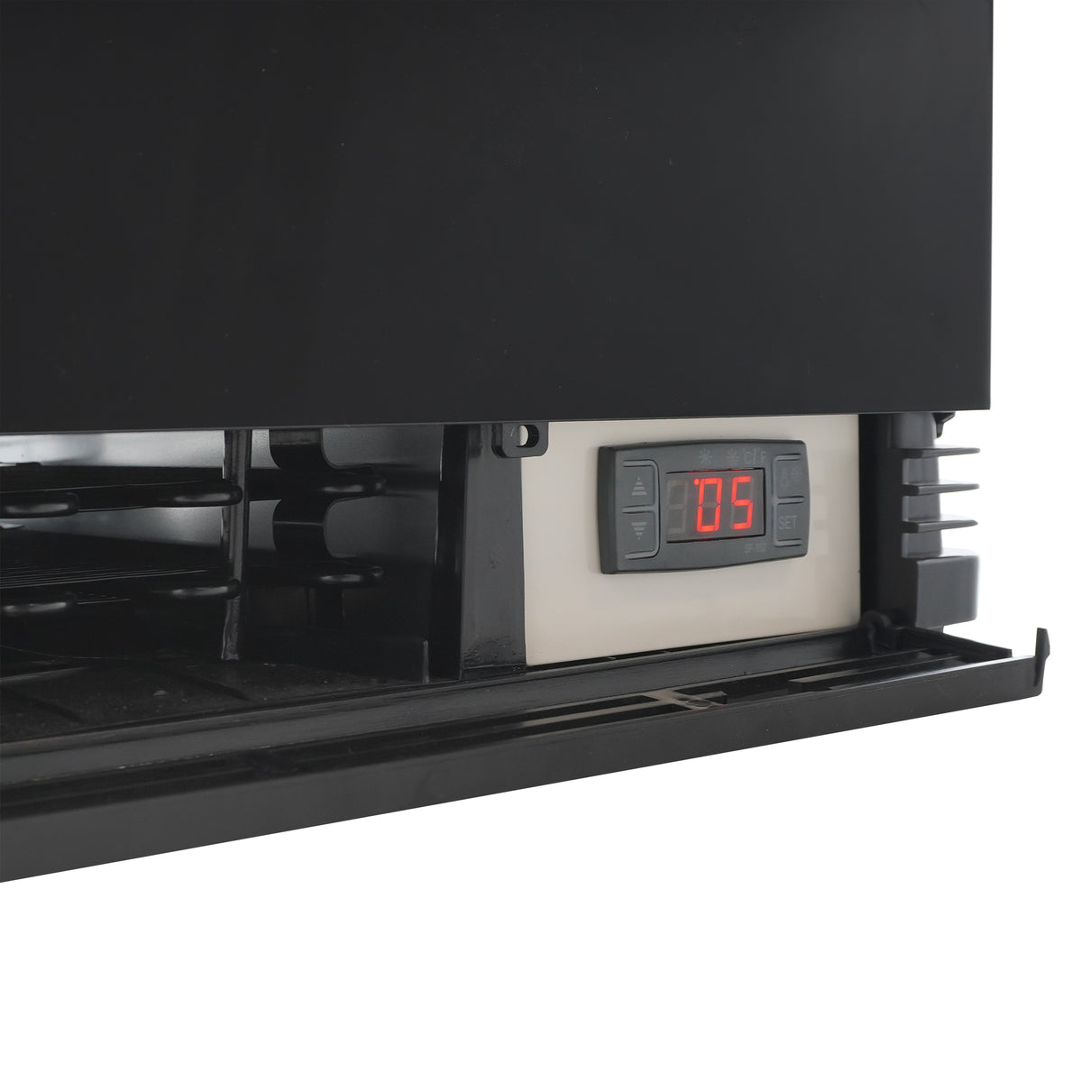 Combisteel Kühlvitrine 68l Schwarz