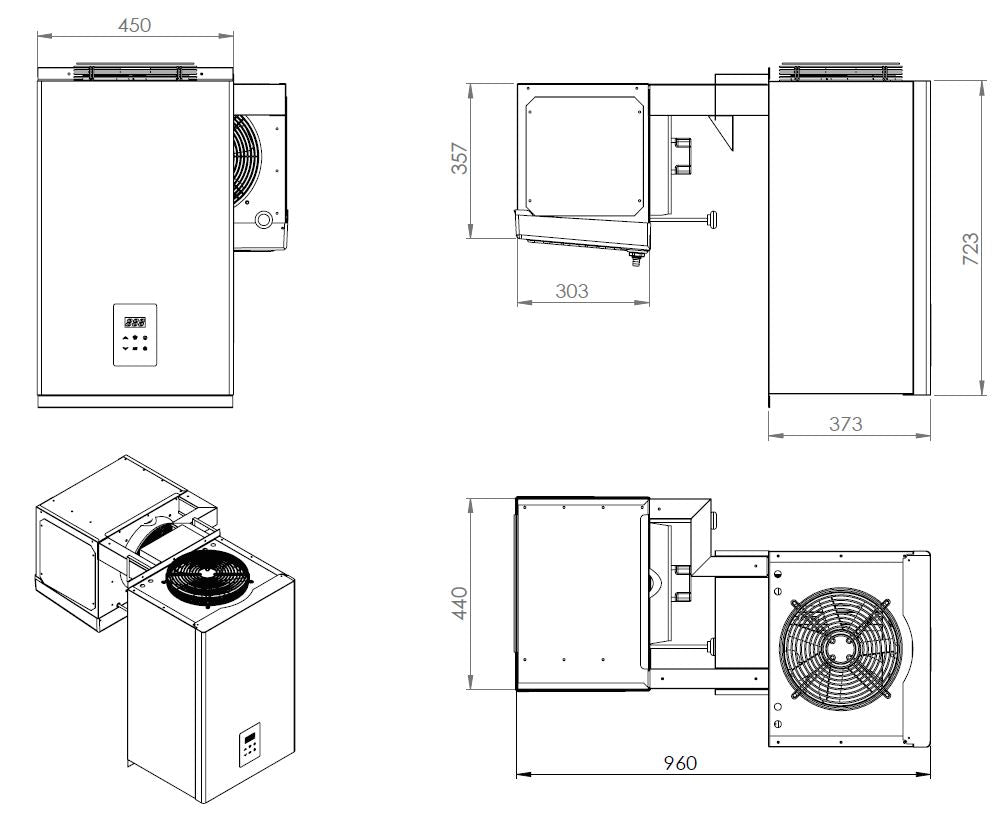 Combisteel Kühlaggregate Huckepack 6,6-9 M3