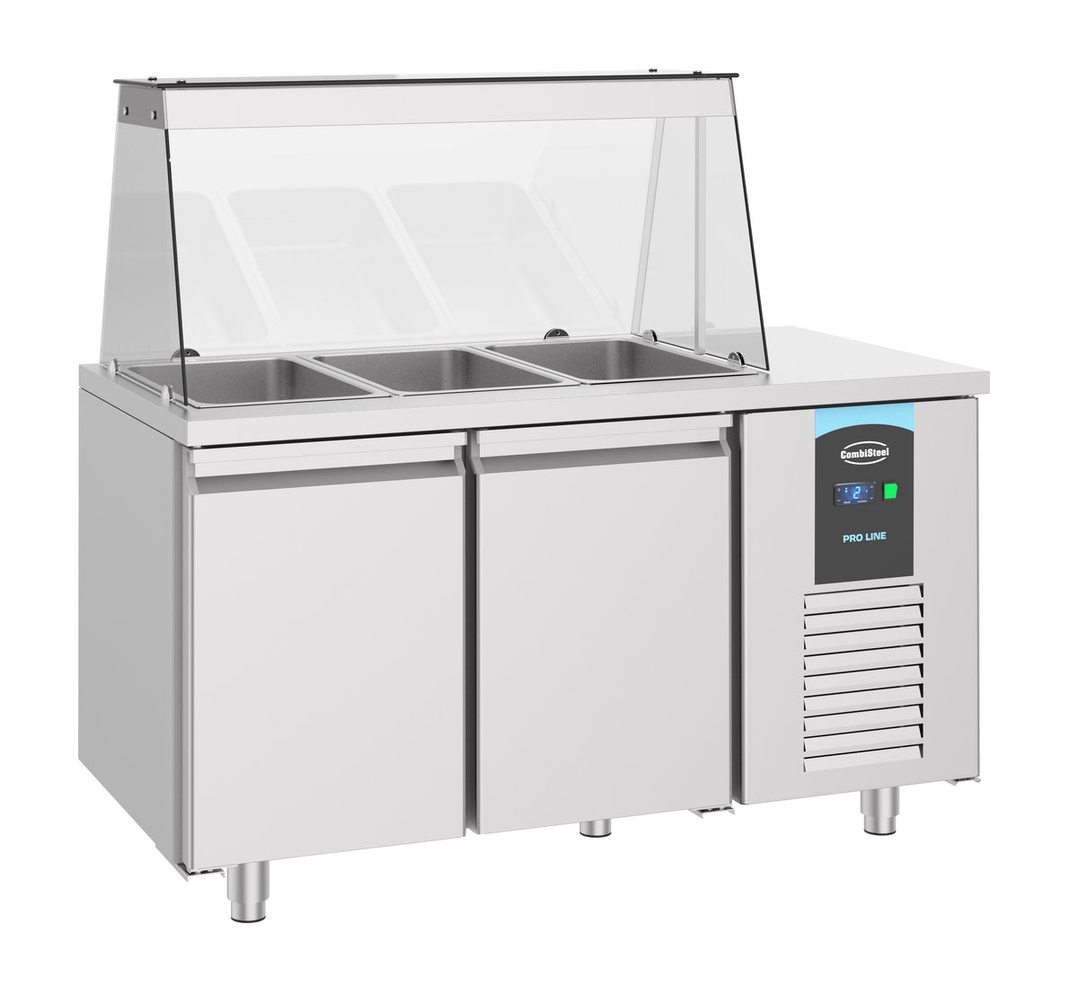 Combisteel Saladette 2 Türen 3x 1/1GN Behälter