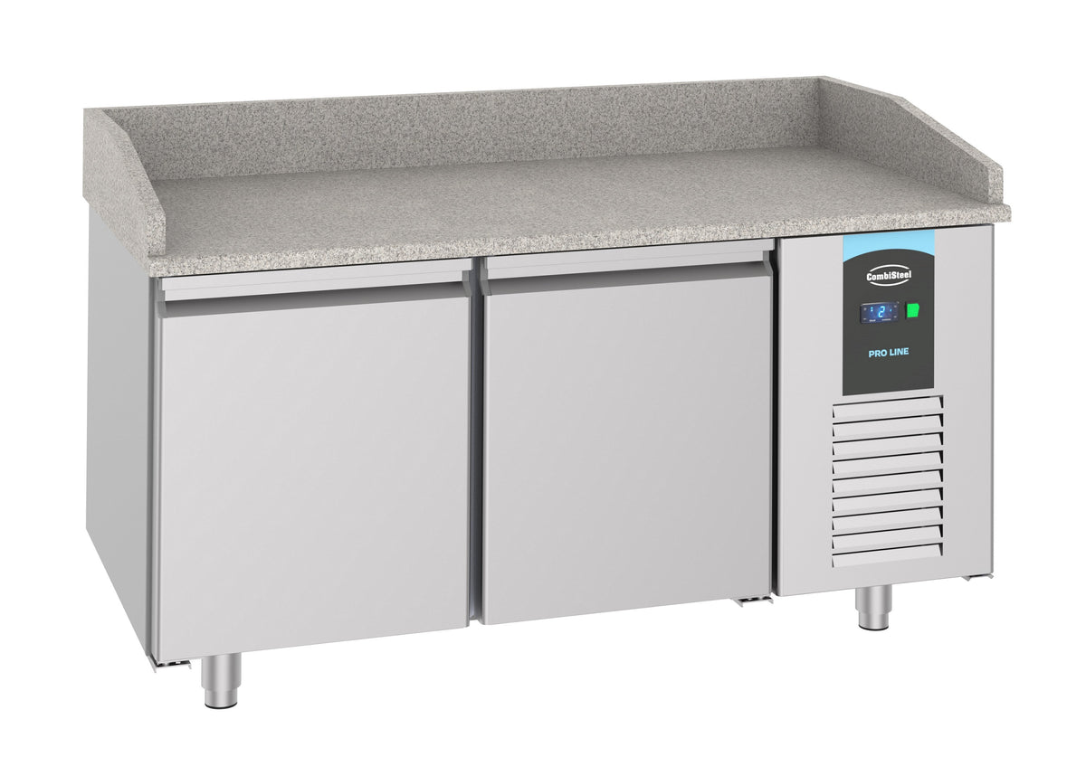 Combisteel Pizzatisch mit 2 Türen