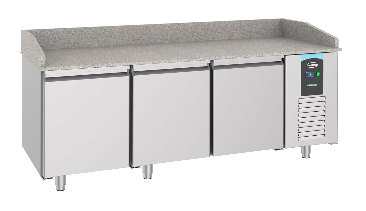 Combisteel Pizzatisch mit 3 Türen
