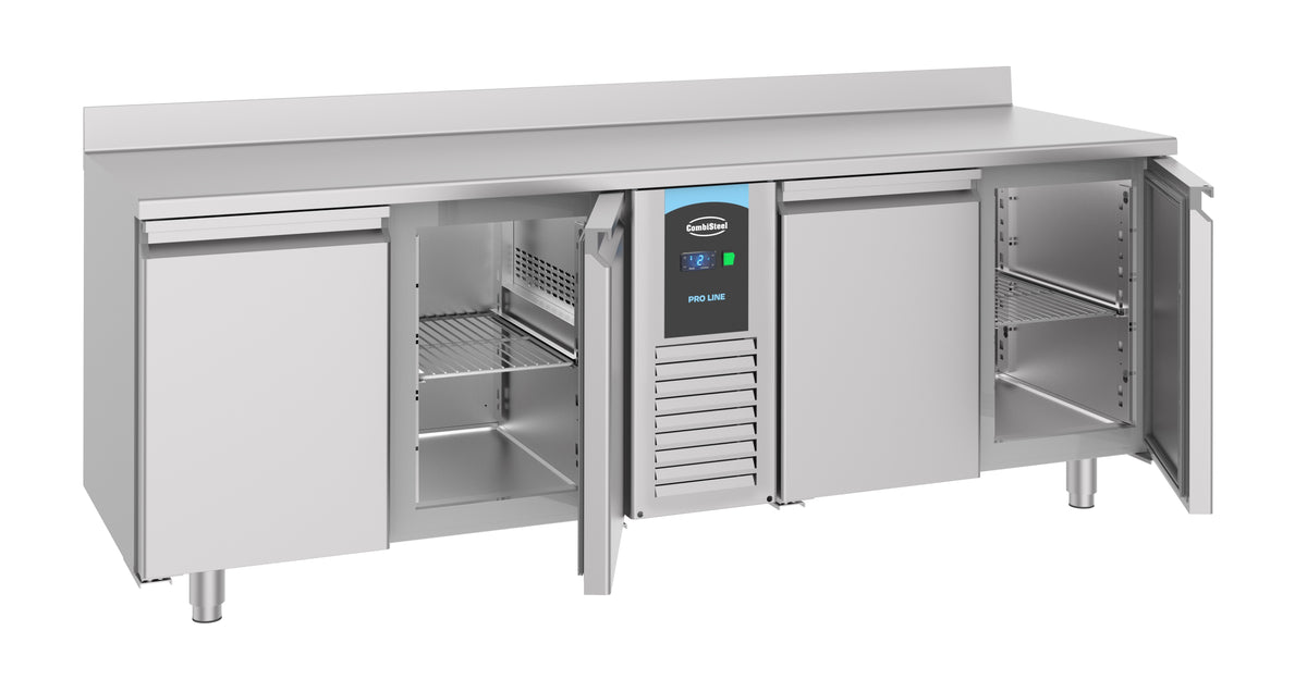 Combisteel Kühltisch Aufkantung 4 Türen Monoblock Energy Line, Serie 700