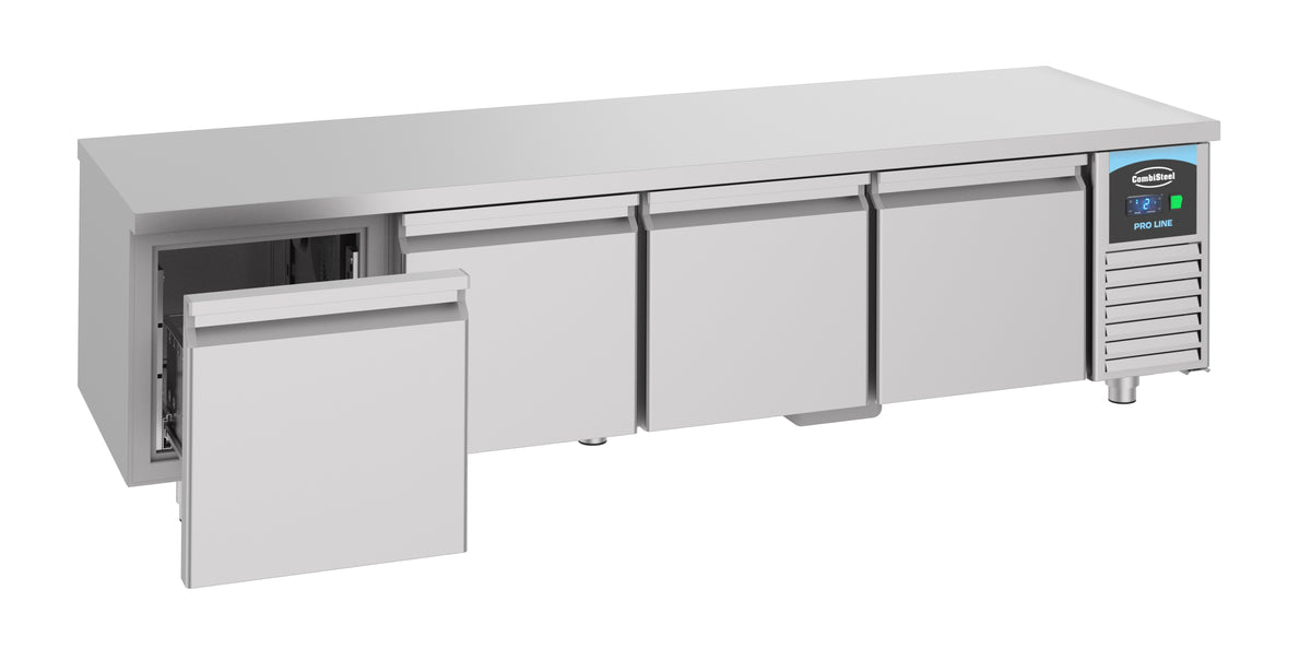 Combisteel Kühltisch 600 Hoch 4 Schubladen
